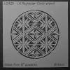 ibicci LH Polynesian Circle Cake stencil - 6" shown